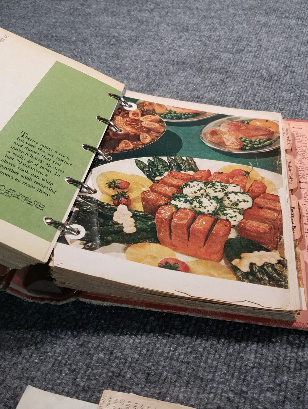 1953 Better Homes and Gardens New Cook Book 1st Edition, 9th Printing Ring Book